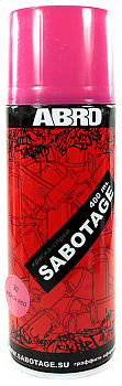 ABRO SPG-030 краска-спрей SABOTAGE 30, сиренево-красный