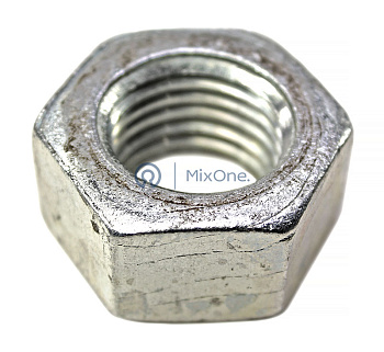 MixOne. гайка М27, шестигранная со стандартной метрической резьбой DIN 934, оцинкованная