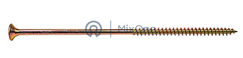 MixOne. шуруп с потайной головкой для дерева 6х180 мм, желтый, оцинкованный