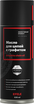 EFELE MO-749 масло для цепей с графитом, 520 мл.