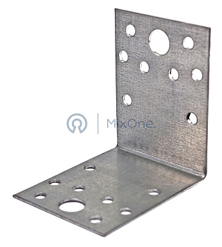 MIxOne. крепежный уголок оцинкованный 70х70х55