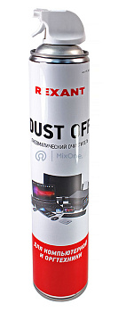 REXANT 85-0001-2 DUST OFF сжатый воздух пневматический очиститель, аэрозоль, 720 мл.