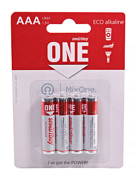 SMARTBUY ONE LR03 BL4 элемент питания, 4 шт.