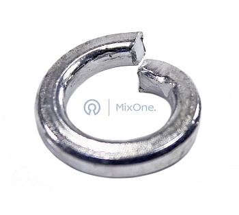 MIxOne. шайба пружинная, гровер оцинкованная М8, DIN127, ГОСТ 6402