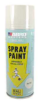 ABRO MASTERS SP-RAL-7035-RE краска-спрей акриловая, светло-серый, 226 г.